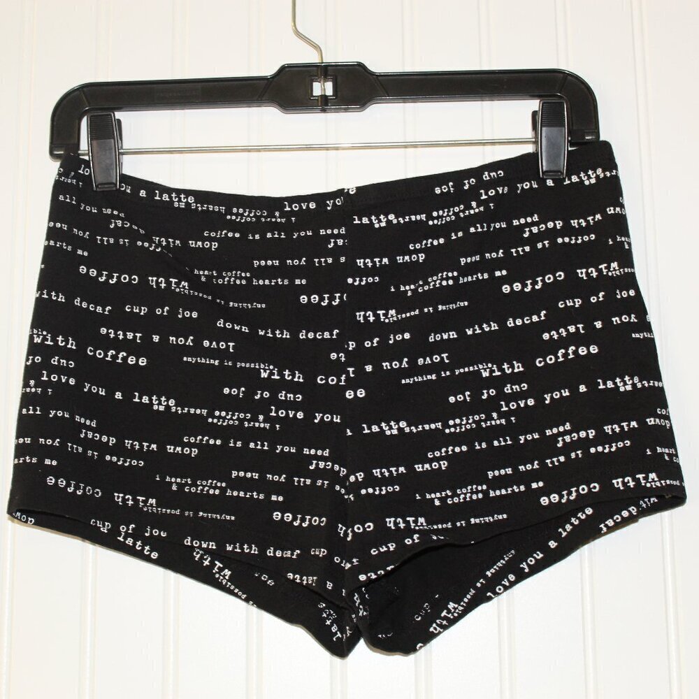 XXI Coffee Sayings Pajama Shorts Size Large